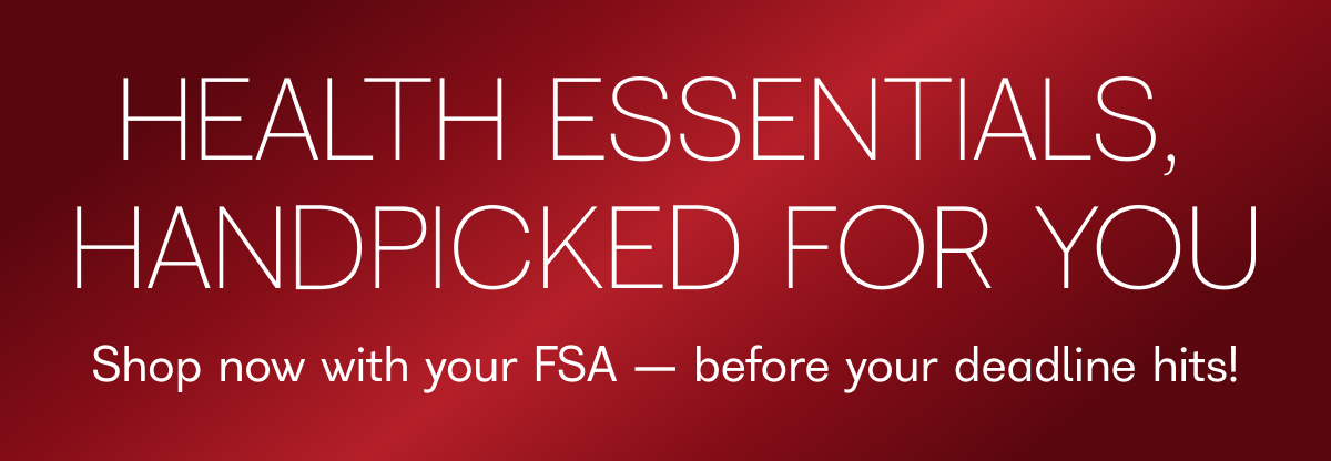 Shop now with your FSA