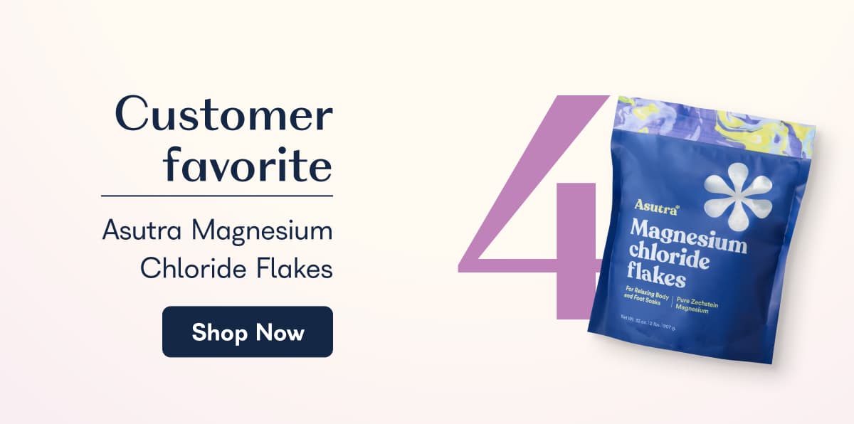 Asutra Magnesium Chloride Flakes, 2 lbs.