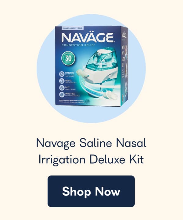 Navage Saline Nasal Irrigation Deluxe Kit