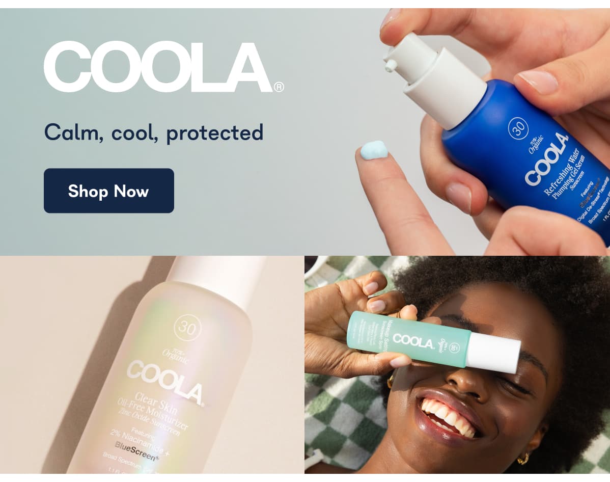 COOLA. Calm, cool, protected Shop Now