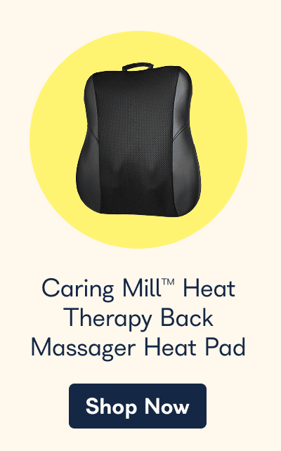 Caring Mill™ Heat Therapy Back Massager Heat Pad Shop Now