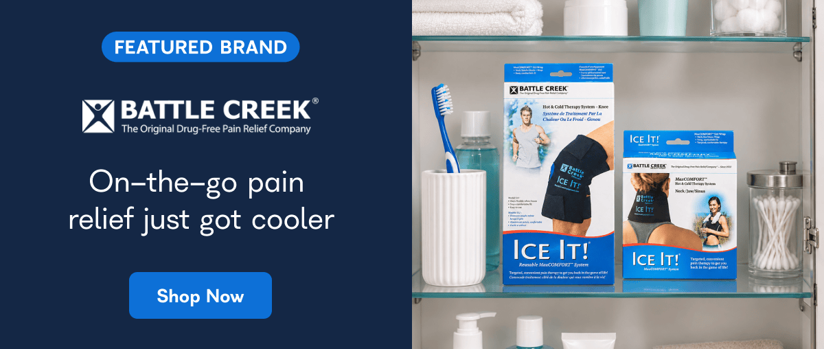 FEATURED BRAND. Battle Creek. On the go pain relief just got cooler. - Shop Now