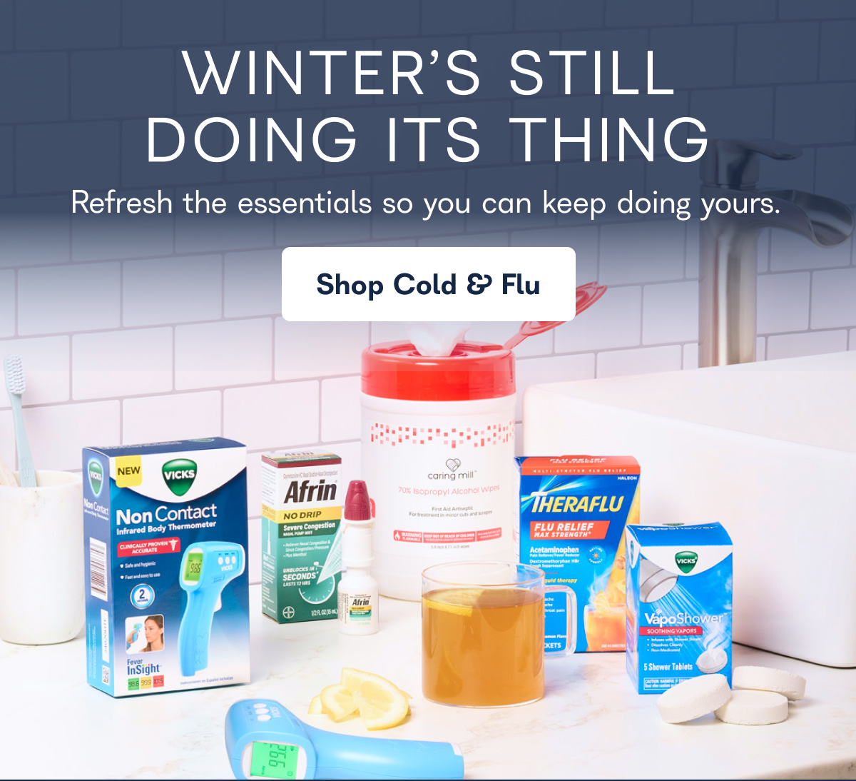 WINTER'S STILL DOING ITS THING