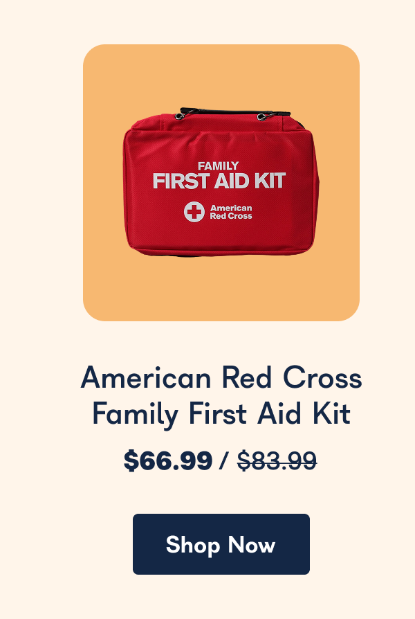 American Red Cross Family First Aid Kit - Shop Now