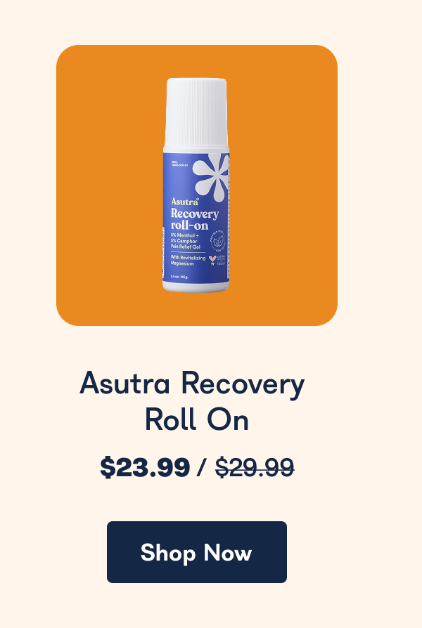 Asutra Recovery Roll On - Shop Now