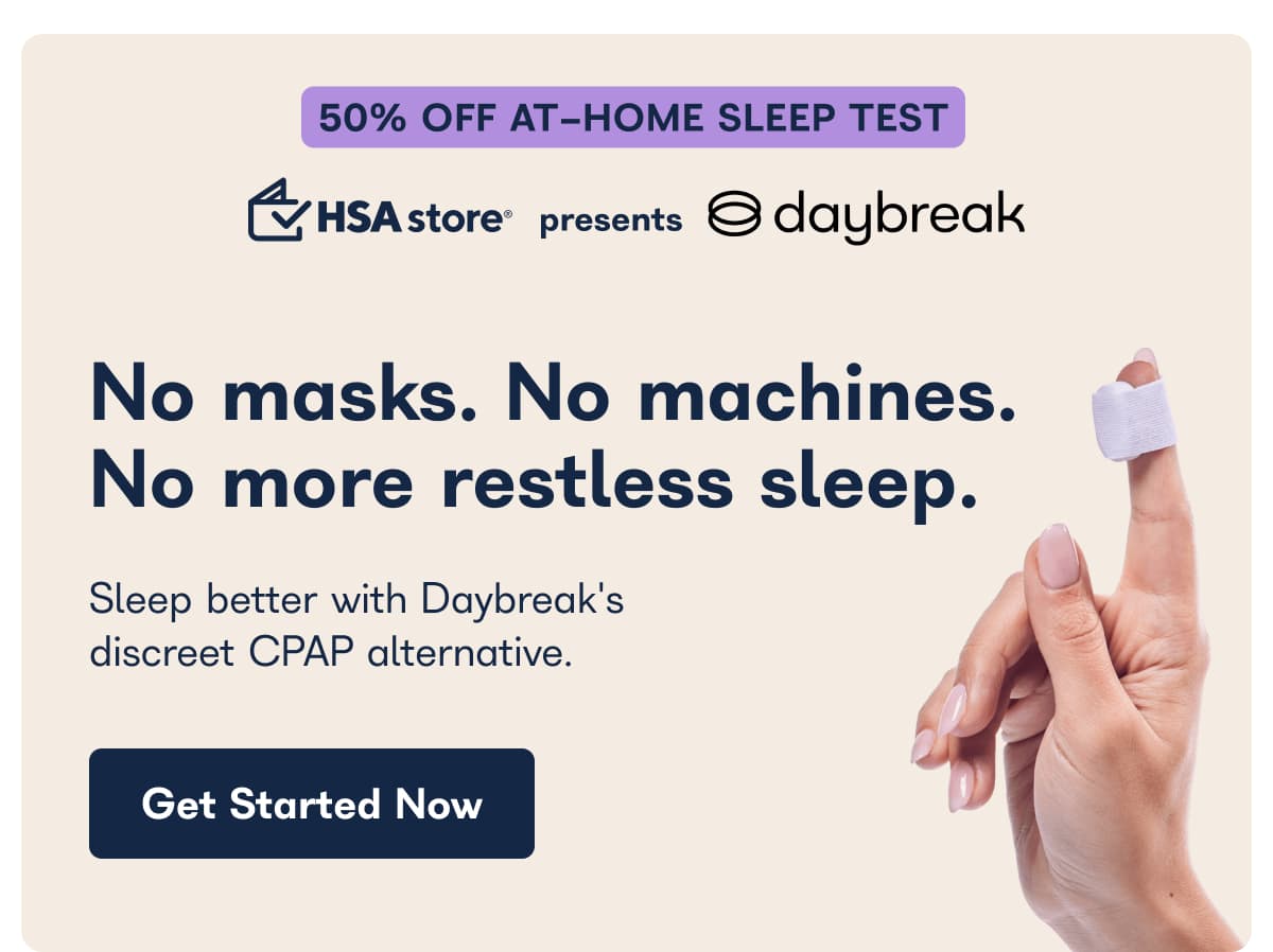 50% OFF AT-HOME SLEEP TEST