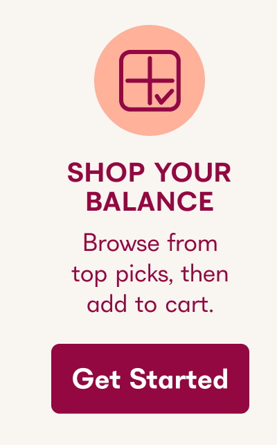 SHOP YOUR BALANCE