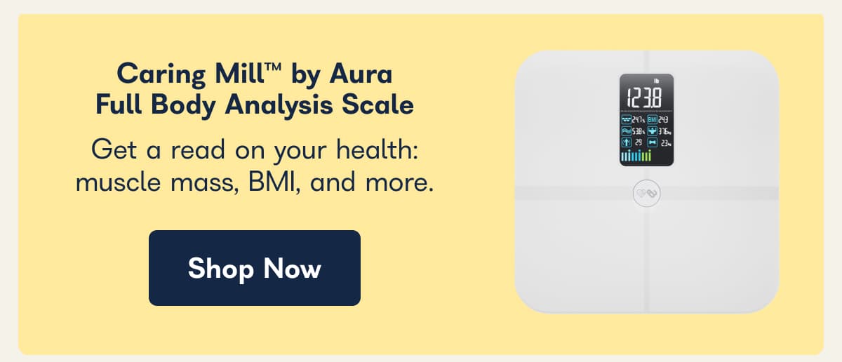 Caring Mill™ by Aura Full Body Analysis Scale