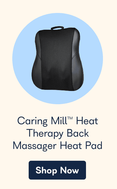 Caring Mill™ Heat Therapy Back Massager Heat Pad Shop Now