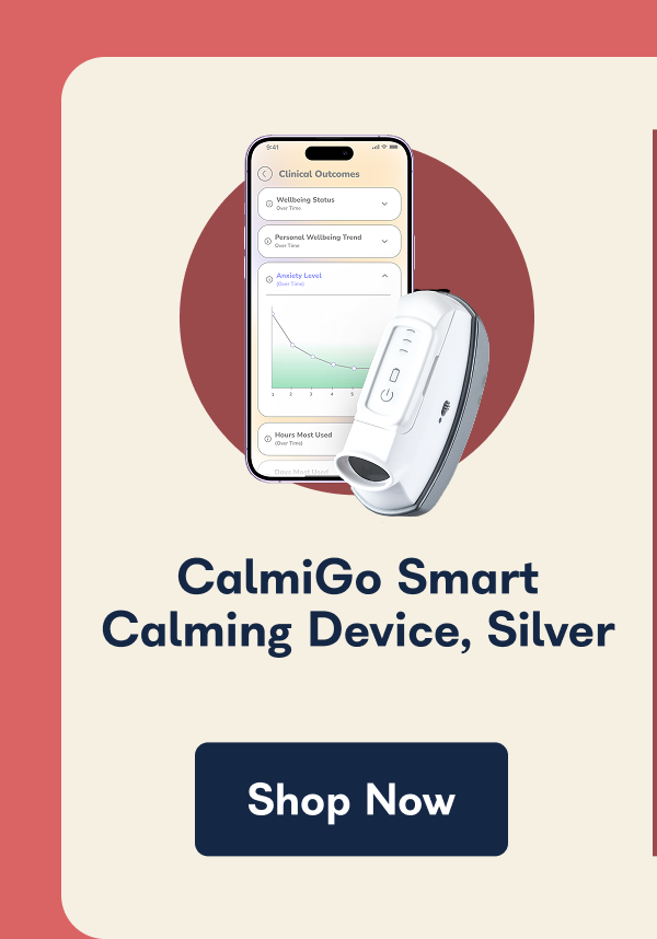 CalmiGo Smart Calming Device, Silver