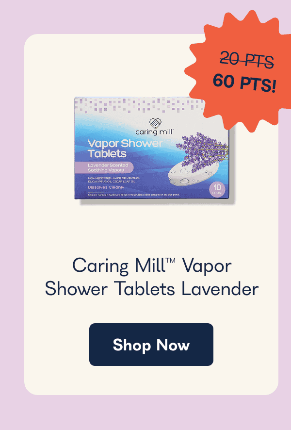 Caring Mill™ Vapor Shower Tablets Lavender