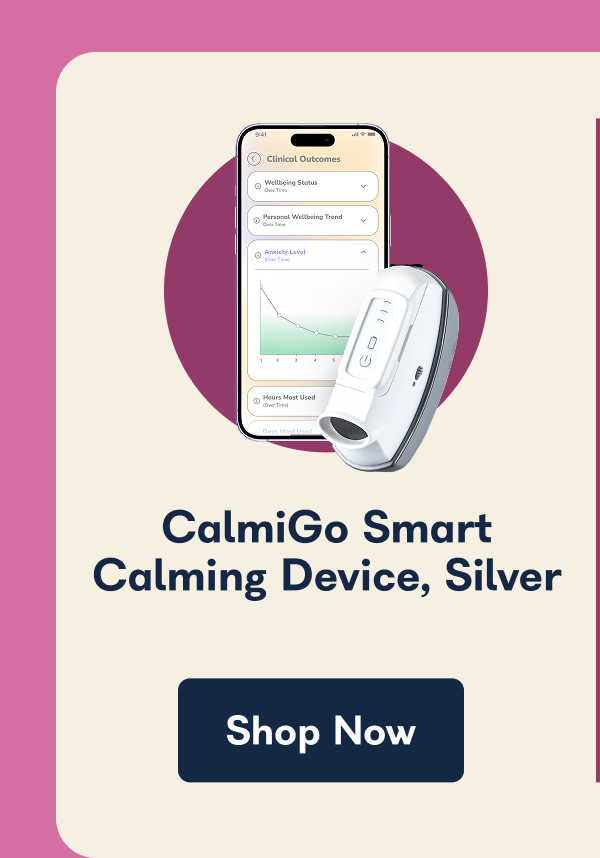 CalmiGo Smart Calming Device, Silver