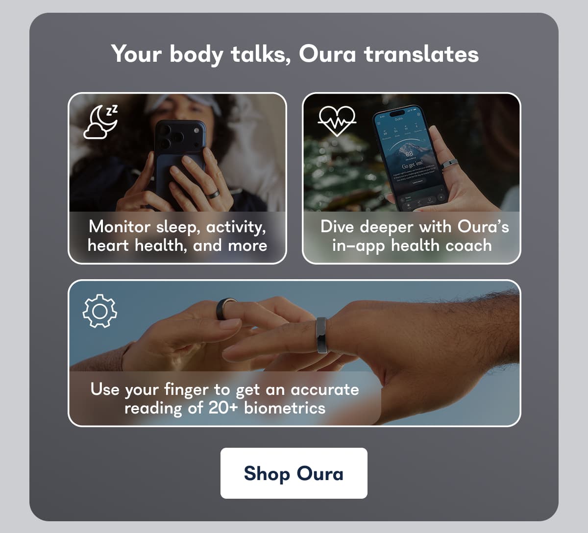 Your body talks, Oura translates
