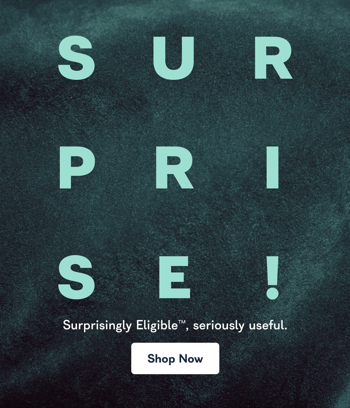 Surprisingly Eligible™, seriously useful. Shop Now
