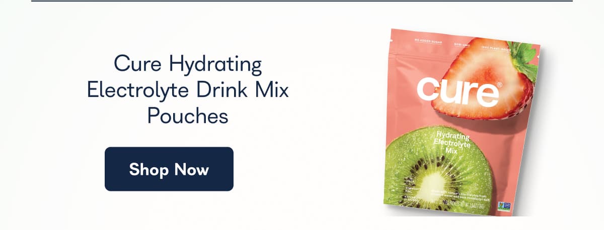 Cure Hydrating Electrolyte Drink Mix Pouches
