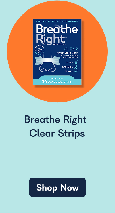 Breathe Right Clear Strips