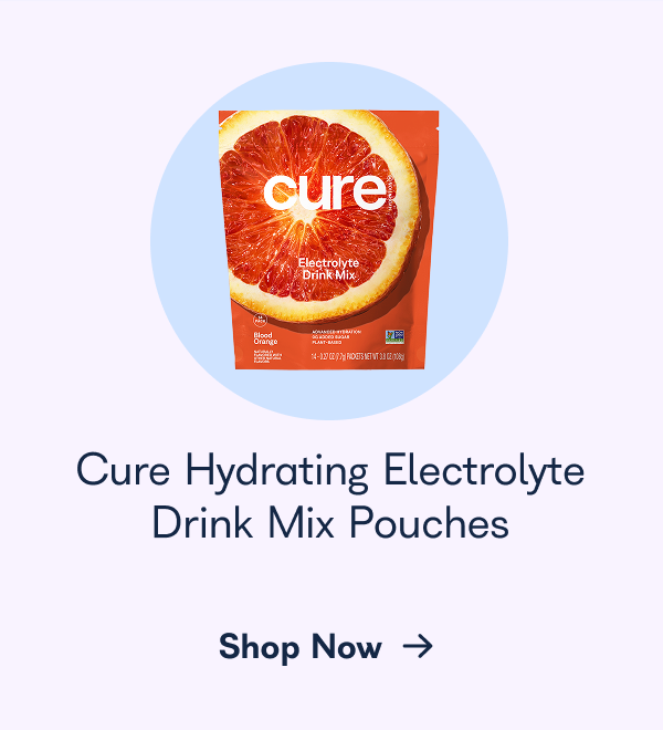 Cure Hydrating Electrolyte Drink Mix Pouches