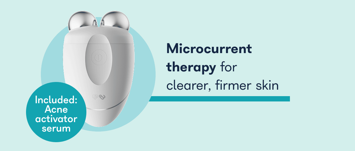 Microcurrent therapy for clearer, firmer skin