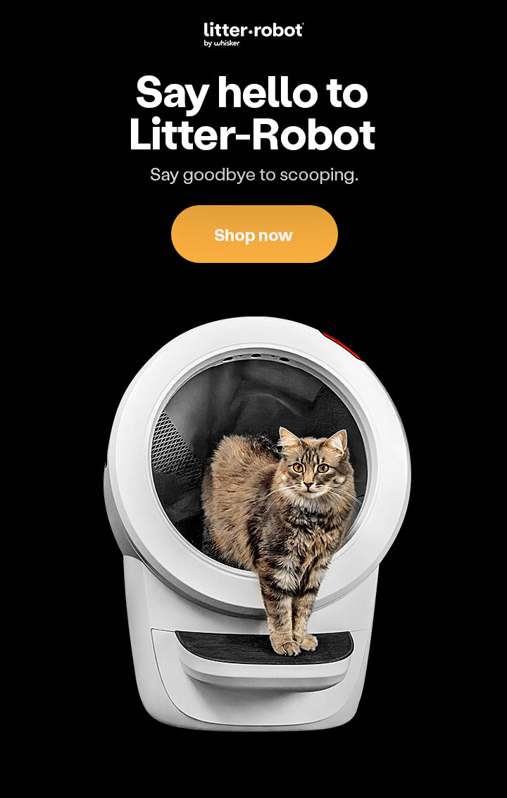 Hi Litter-Robot. Bye to scooping your cat's poop. 