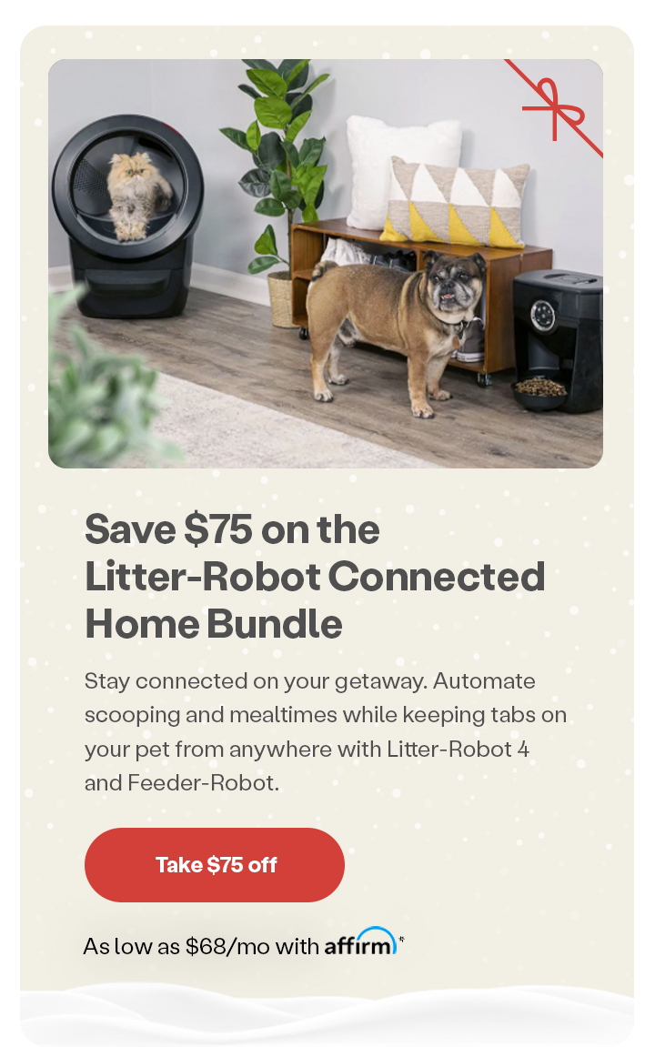 Save $75 on the Litter-Robot 4 Connected Home Bundle: Shop now