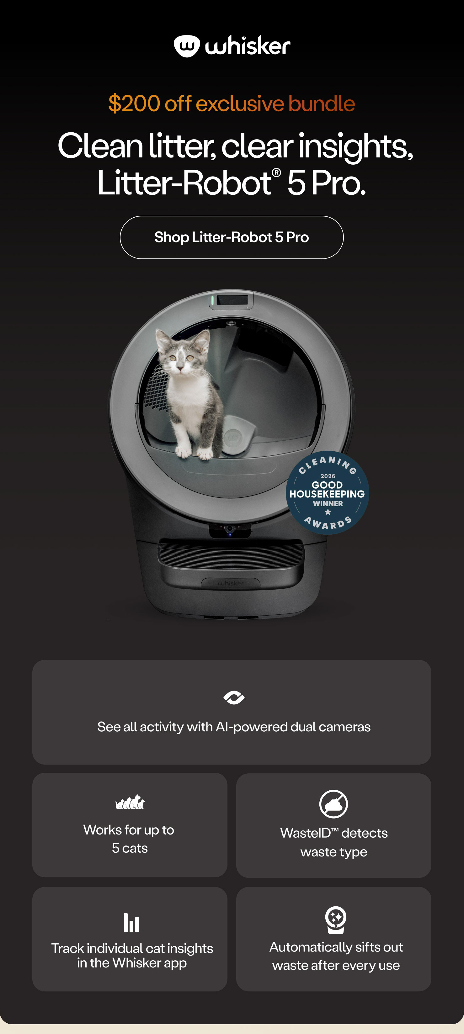 Shop Litter-Robot 5 Pro