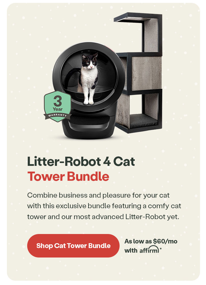 Save $200 on the Litter-Robot 4 Cat Tower Bundle: Shop now