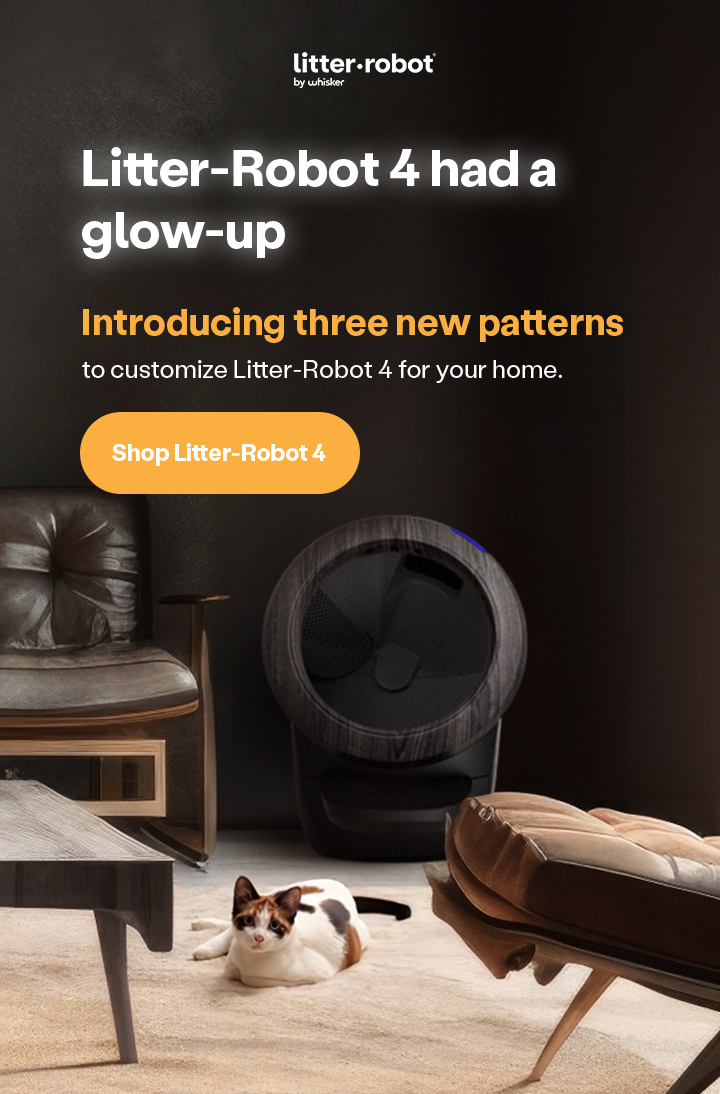 Litter-Robot 4 had a glow up! Shop new bezel patterns