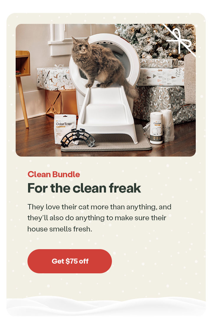 For the clean freak: Shop the Clean Bundle and save $75!