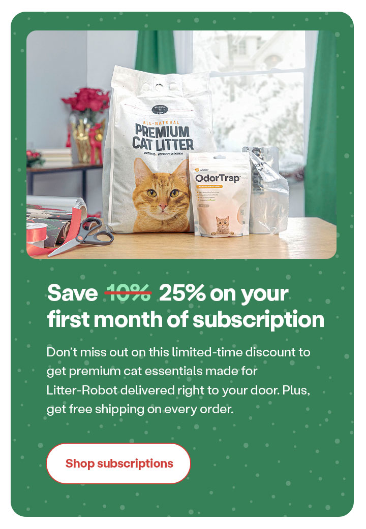 Take 25% off your first month of subscription! Subscribe & save