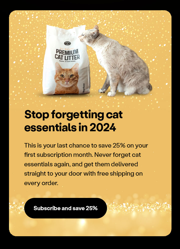 Stop forgetting cat essentials in 2024: Subscribe & save