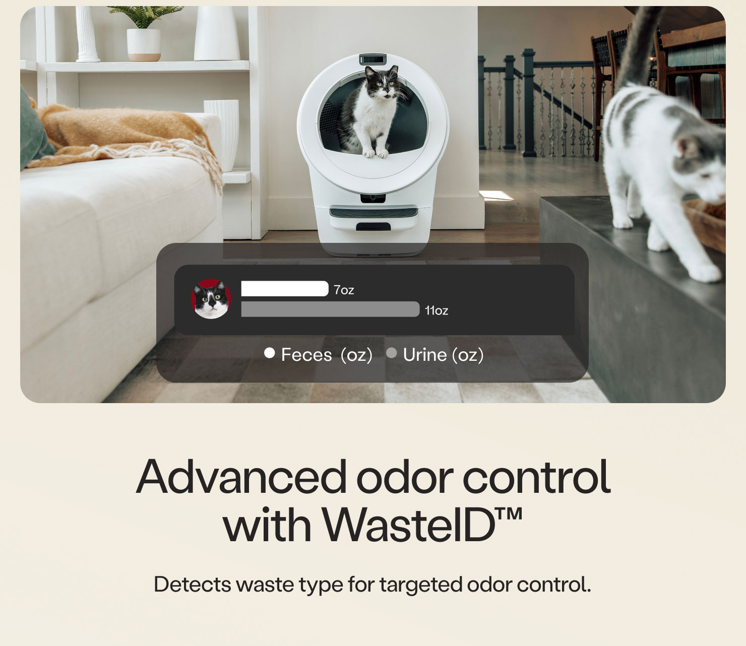 Advanced odor control with WasteID