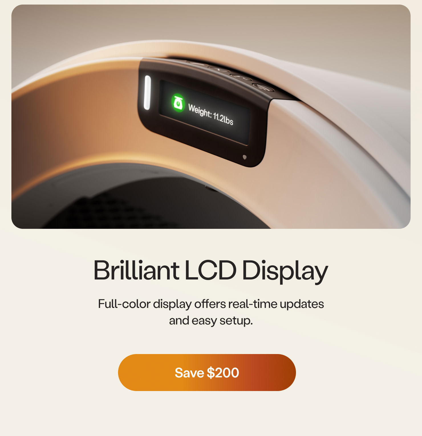Brilliant LCD Display