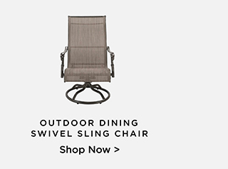 outdoor dining swivel sling chair - Shop Now