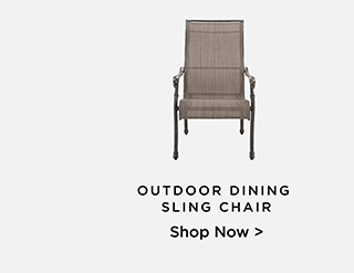 Outdoor Dining Sling Chair - Shop Now