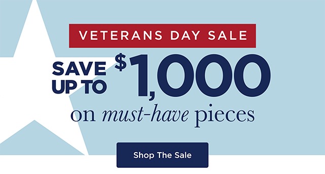 Veterans Day Sale - Save up to $1,000 - Shop Now