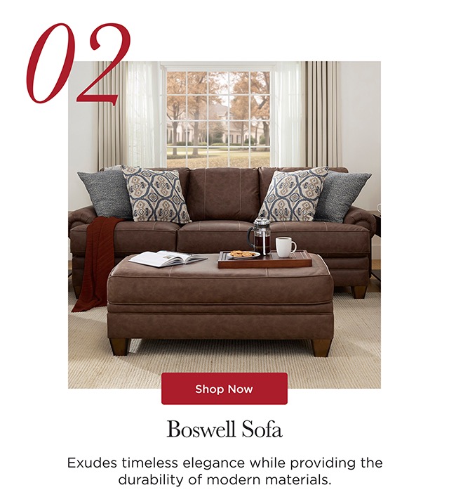 02 - Boswell Sofa - Shop Now