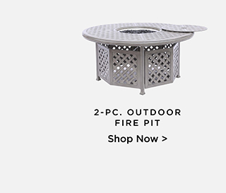 2-Pc. Outdoor Fire Pit - Shop Now