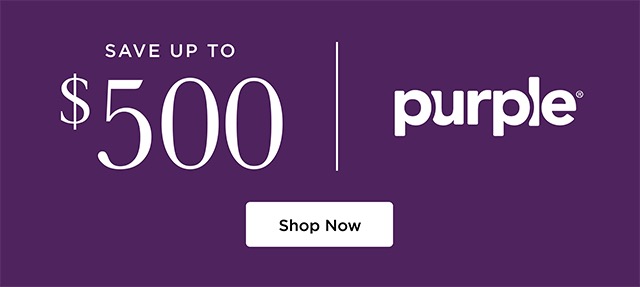 Save up to $500 - Purple - Shop Now