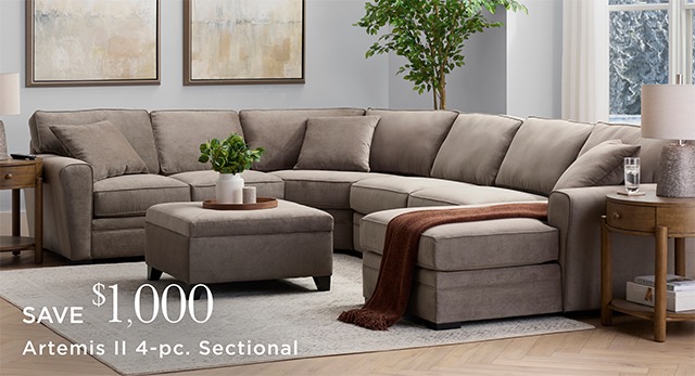 Artemis II 4-pc. Sectional - Save $1,000