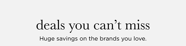 Deals You Can't Miss