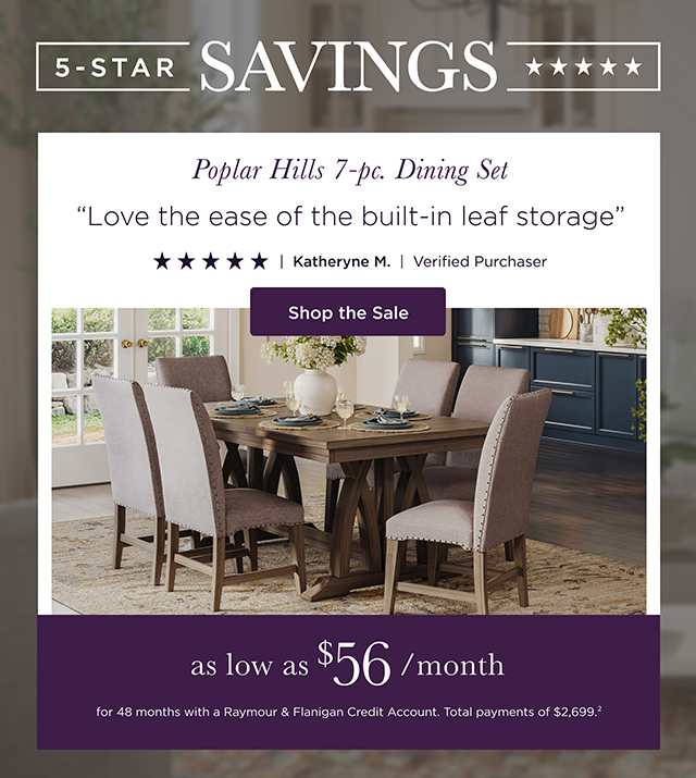 5-Star Savings - as low as $56 / month