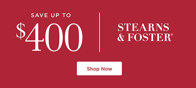 Save up to $400 on Stearns & Foster