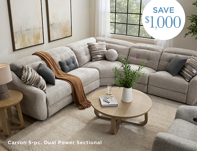Carson 5-pc. Dual Power Sectional