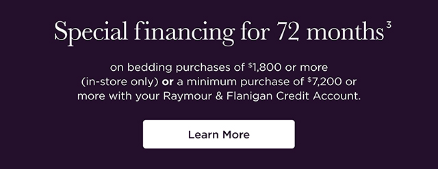 Special financing for 72 months - learn more