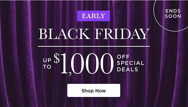 Early Black Friday Ends Soon - Shop Now