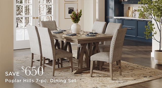 Poplar Hills 7-pc. Dining Set - Save $650
