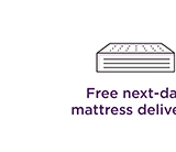 Free mattress delivery tomorrow†
