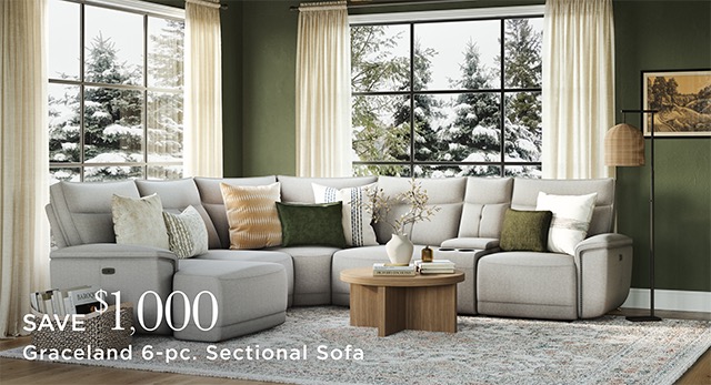 Graceland 6-pc. Sectional Sofa - Save $1000