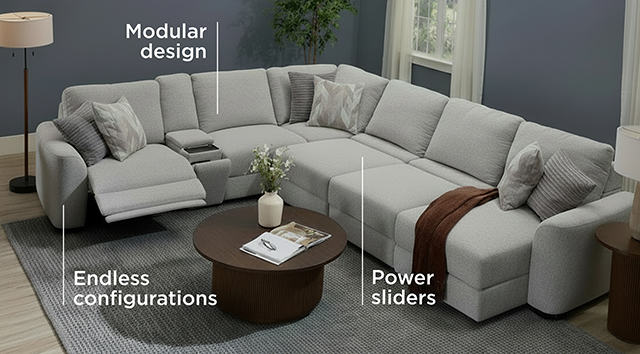 Modular design, Endless configurations, Power sliders
