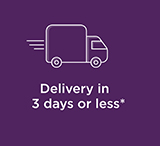 Delivery in 3 Days or less*